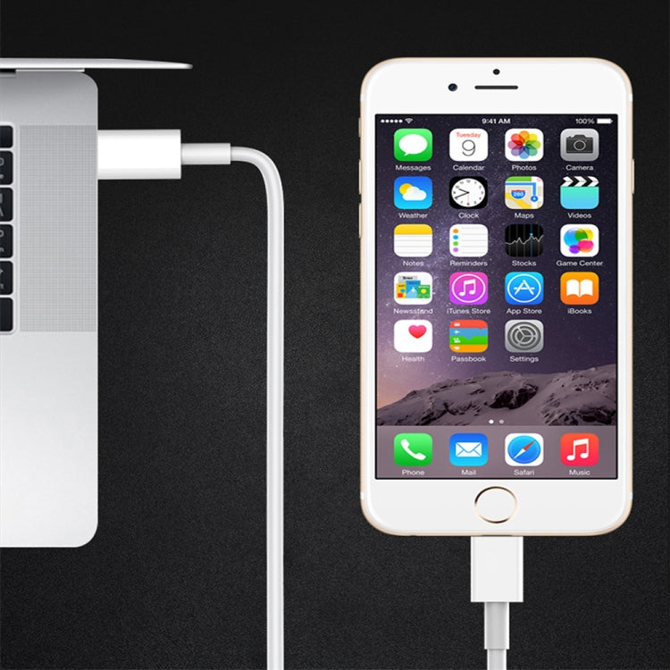 XJ-61 12W USB-C / Type-C to 8 Pin PD Fast Charging Cable, Cable Length:1m - Normal Style Cable by PMC TechLife | Online Shopping South Africa | PMC TechLife
