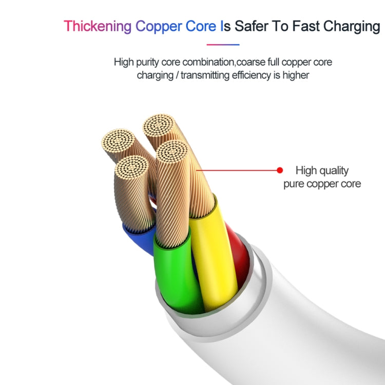 XJ-61 12W USB-C / Type-C to 8 Pin PD Fast Charging Cable, Cable Length:2m - Normal Style Cable by PMC TechLife | Online Shopping South Africa | PMC TechLife