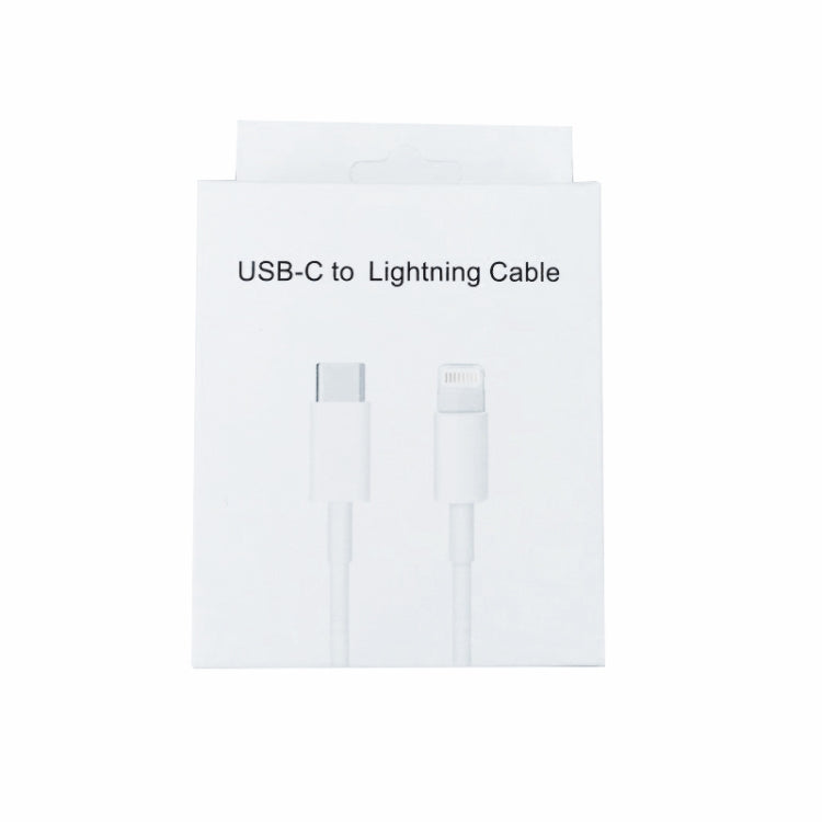 XJ-61 12W USB-C / Type-C to 8 Pin PD Fast Charging Cable, Cable Length:2m - Normal Style Cable by PMC TechLife | Online Shopping South Africa | PMC TechLife