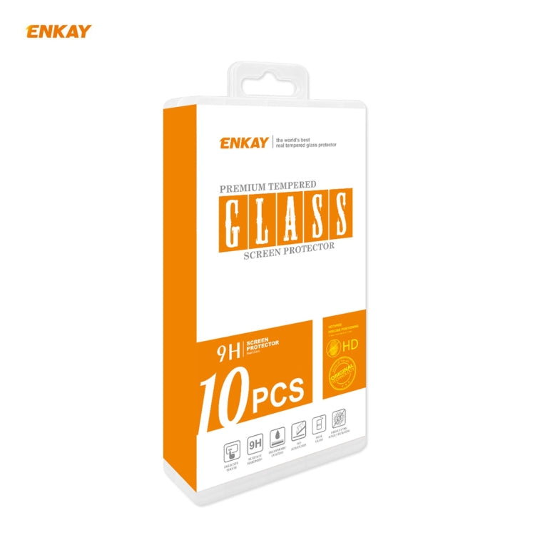 For Xiaomi Mi 11X / 11X Pro / 11i 10 PCS ENKAY Hat-Prince Full Glue 0.26mm 9H 2.5D Tempered Glass Full Coverage Film -  by ENKAY | Online Shopping South Africa | PMC Jewellery