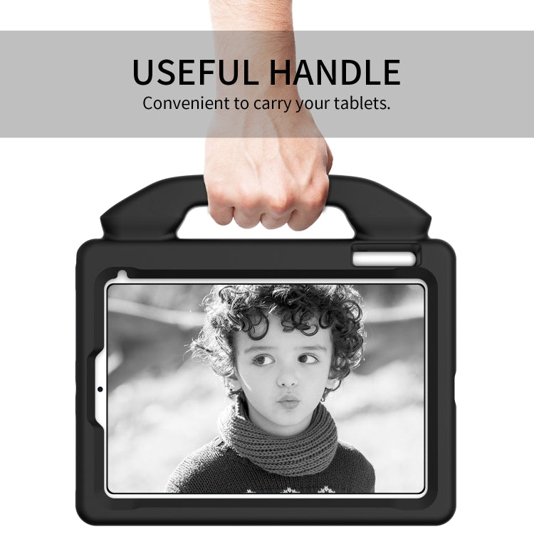 For iPad mini 6 / mini 2024 Children EVA Shockproof Tablet Case with Thumb Bracket(Black) - iPad mini 6 Cases by PMC TechLife | Online Shopping South Africa | PMC TechLife | Buy Now Pay Later Mobicred
