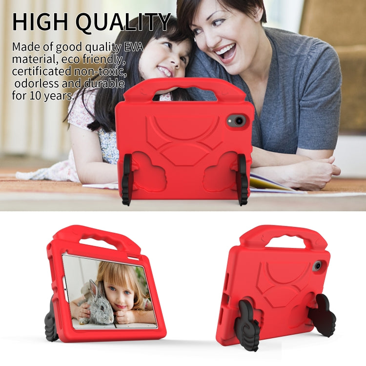For iPad mini 6 / mini 2024 Children EVA Shockproof Tablet Case with Thumb Bracket(Red) - iPad mini 6 Cases by PMC TechLife | Online Shopping South Africa | PMC TechLife | Buy Now Pay Later Mobicred
