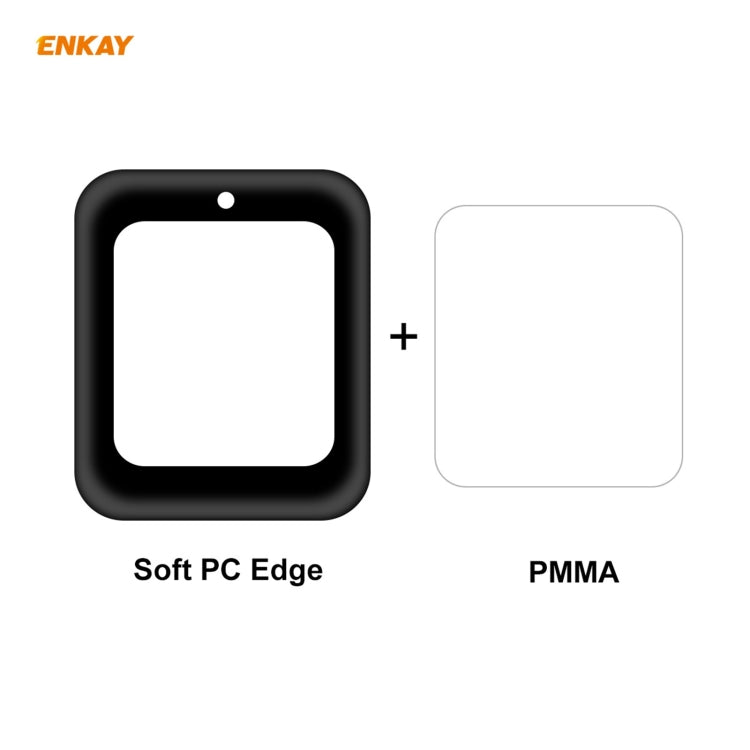 For Redmi Watch 2 PCS ENKAY Hat-Prince 3D Full Screen Soft PC Edge + PMMA HD Screen Protector Film - Screen Protector by ENKAY | Online Shopping South Africa | PMC Jewellery | Buy Now Pay Later Mobicred