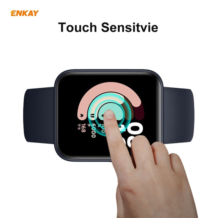 For Redmi Watch 2 PCS ENKAY Hat-Prince 3D Full Screen Soft PC Edge + PMMA HD Screen Protector Film - Screen Protector by ENKAY | Online Shopping South Africa | PMC Jewellery | Buy Now Pay Later Mobicred