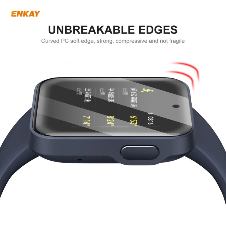 For Redmi Watch 2 PCS ENKAY Hat-Prince 3D Full Screen Soft PC Edge + PMMA HD Screen Protector Film - Screen Protector by ENKAY | Online Shopping South Africa | PMC Jewellery | Buy Now Pay Later Mobicred