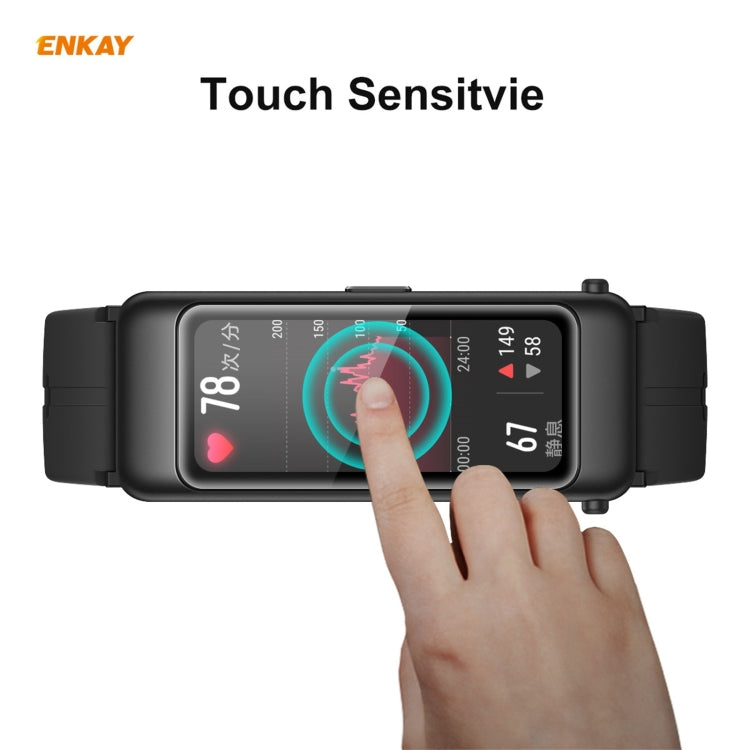 For Huawei B6 2 PCS ENKAY Hat-Prince 3D Full Screen Soft PC Edge + PMMA HD Screen Protector Film - Screen Protector by ENKAY | Online Shopping South Africa | PMC TechLife | Buy Now Pay Later Mobicred