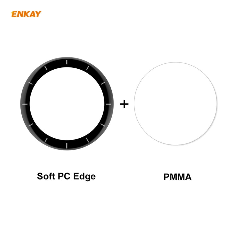 For Venu 2 / Vivoactive 4 45mm 2 PCS ENKAY Hat-Prince 3D Full Screen Soft PC Edge + PMMA HD Screen Protector Film - Screen Protector by ENKAY | Online Shopping South Africa | PMC Jewellery | Buy Now Pay Later Mobicred