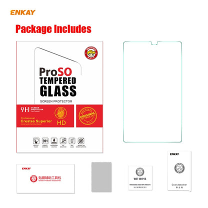 1 PCS For Samsung Galaxy Tab A7 Lite 8.7 T220 / T225 ENKAY Hat-Prince 0.33mm 9H Surface Hardness 2.5D Explosion-proof Tempered Glass Protector Film - For Samsung Tab by ENKAY | Online Shopping South Africa | PMC Jewellery | Buy Now Pay Later Mobicred