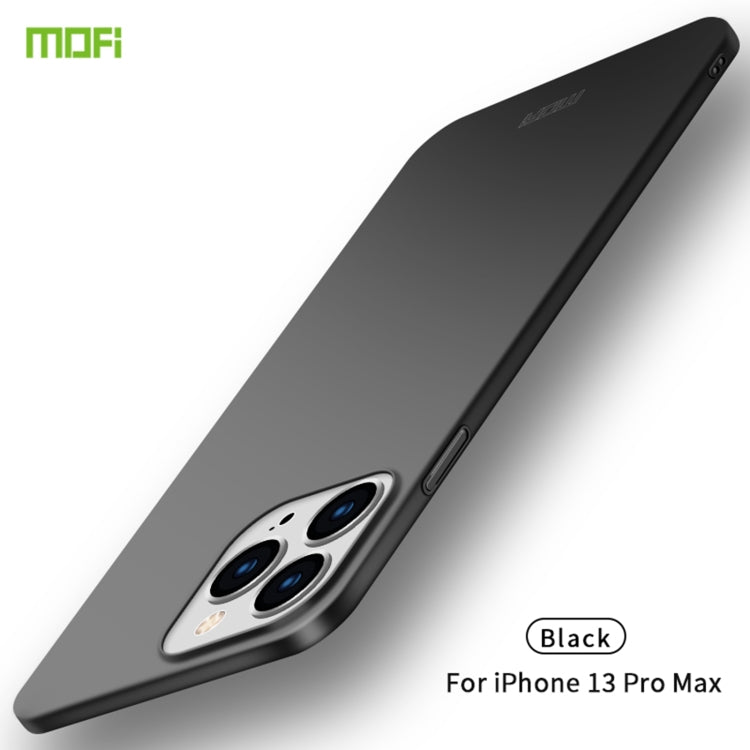 For iPhone 13 Pro Max  MOFI Frosted PC Ultra-thin Hard Case(Black) - free shipping - PMC TechLife - Order now!