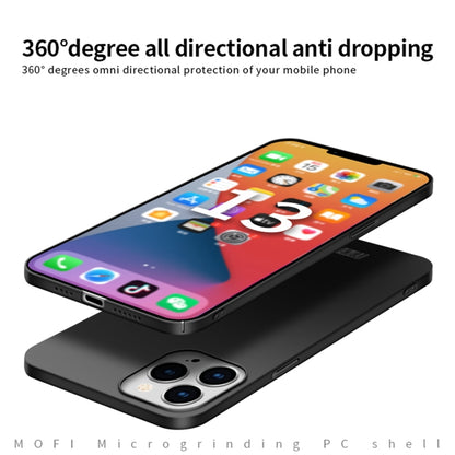 For iPhone 13 Pro Max  MOFI Frosted PC Ultra-thin Hard Case(Black) - iPhone 13 Pro Max Cases by MOFI | Online Shopping South Africa | PMC Jewellery | Buy Now Pay Later Mobicred