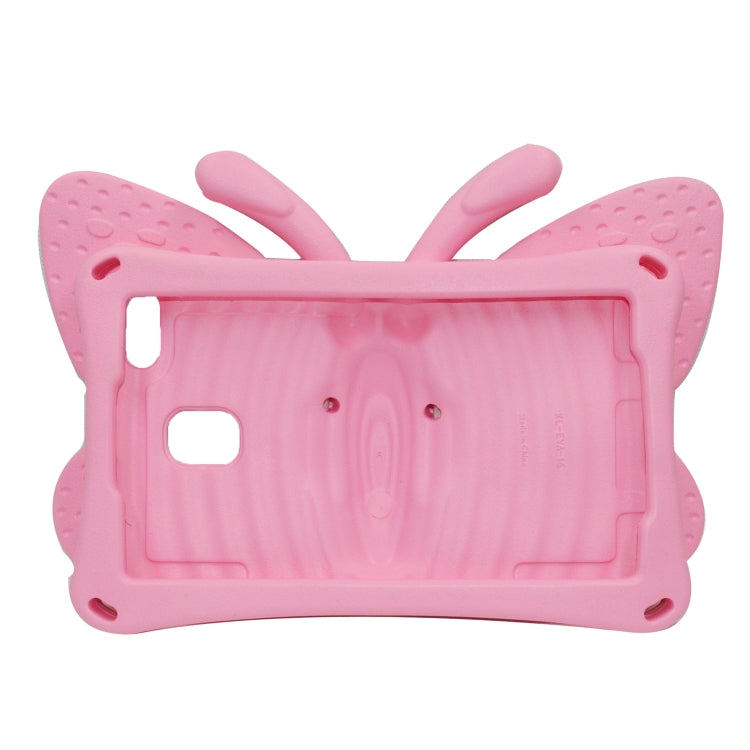 For Amazon Kindle Fire HD 8 2020 Butterfly Bracket Style EVA Children Falling Proof Cover Protective Case(Pink) - Amazon by PMC TechLife | Online Shopping South Africa | PMC TechLife | Buy Now Pay Later Mobicred