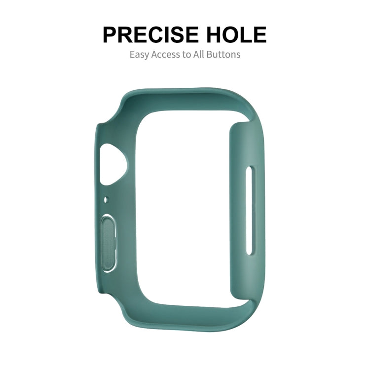 ENKAY Hat-Prince PC Frame + Full Coverage PMMA HD Screen Protector Film For Apple Watch Series 8 / 7 41mm(Green) - Watch Cases by ENKAY | Online Shopping South Africa | PMC Jewellery | Buy Now Pay Later Mobicred