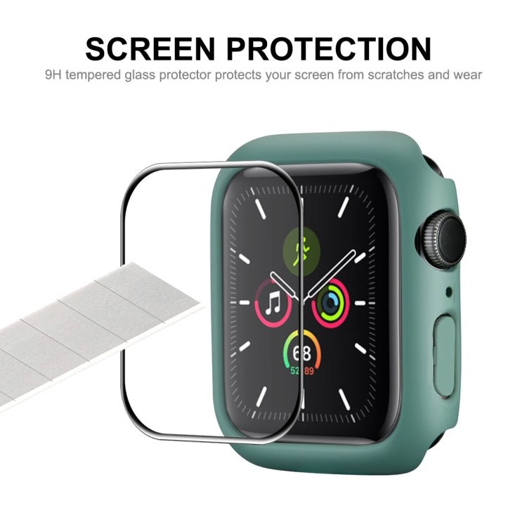 ENKAY Hat-Prince PC Frame + Full Coverage PMMA HD Screen Protector Film For Apple Watch Series 8 / 7 41mm(Green) - Watch Cases by ENKAY | Online Shopping South Africa | PMC Jewellery | Buy Now Pay Later Mobicred