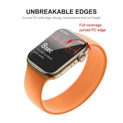 ENKAY Hat-Prince PC Frame + Full Coverage PMMA HD Screen Protector Film For Apple Watch Series 8 / 7 41mm(Green) - Watch Cases by ENKAY | Online Shopping South Africa | PMC Jewellery | Buy Now Pay Later Mobicred