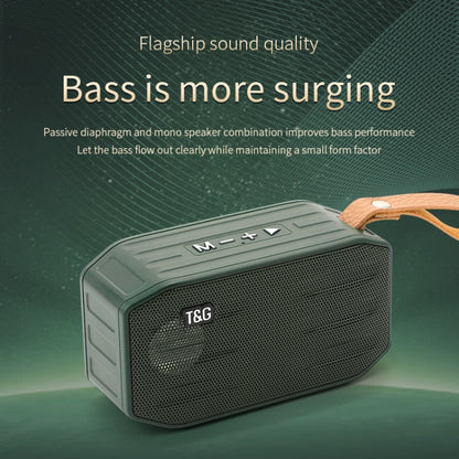 T&G TG296 Portable Wireless Bluetooth 5.0 Speaker Support TF Card / FM / 3.5mm AUX / U-Disk / Hands-free(Orange) - Mini Speaker by T&G | Online Shopping South Africa | PMC Jewellery