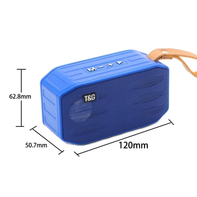 T&G TG296 Portable Wireless Bluetooth 5.0 Speaker Support TF Card / FM / 3.5mm AUX / U-Disk / Hands-free(Gray) - Mini Speaker by T&G | Online Shopping South Africa | PMC Jewellery