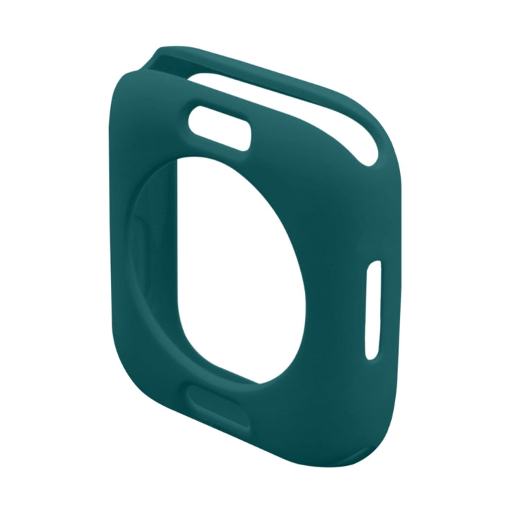 ENKAY Hat-Prince Protective TPU Watch Case + Full Coverage PET Screen Protector Film For Apple Watch Series 8 / 7 41mm(Dark Green) - Watch Cases by ENKAY | Online Shopping South Africa | PMC Jewellery | Buy Now Pay Later Mobicred