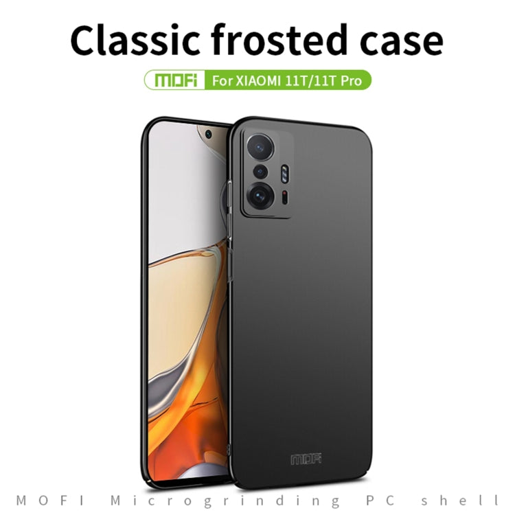 For Xiaomi Mi 11T / 11T Pro MOFI Frosted PC Ultra-thin Hard Phone Case(Red) - Xiaomi Cases by MOFI | Online Shopping South Africa | PMC TechLife | Buy Now Pay Later Mobicred
