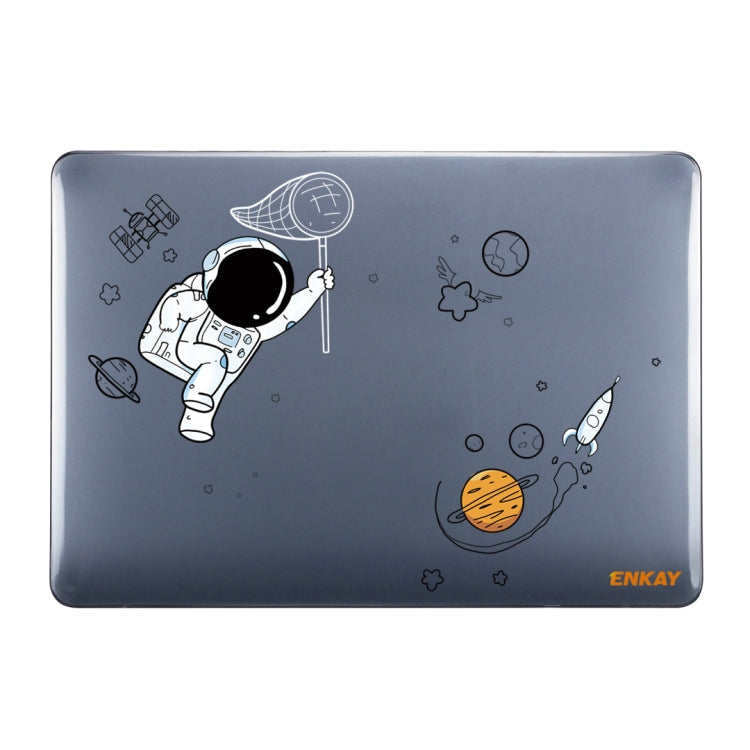 For MacBook Air 13.3 inch A1932 2018 ENKAY Spaceman Pattern Laotop Protective Crystal Case(Spaceman No.2) - MacBook Air Cases by ENKAY | Online Shopping South Africa | PMC TechLife | Buy Now Pay Later Mobicred