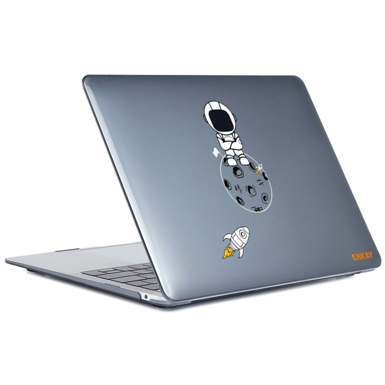 For MacBook Air 13.3 inch A1932 2018 ENKAY Spaceman Pattern Laotop Protective Crystal Case(Spaceman No.4) - free shipping - PMC TechLife - Order now!
