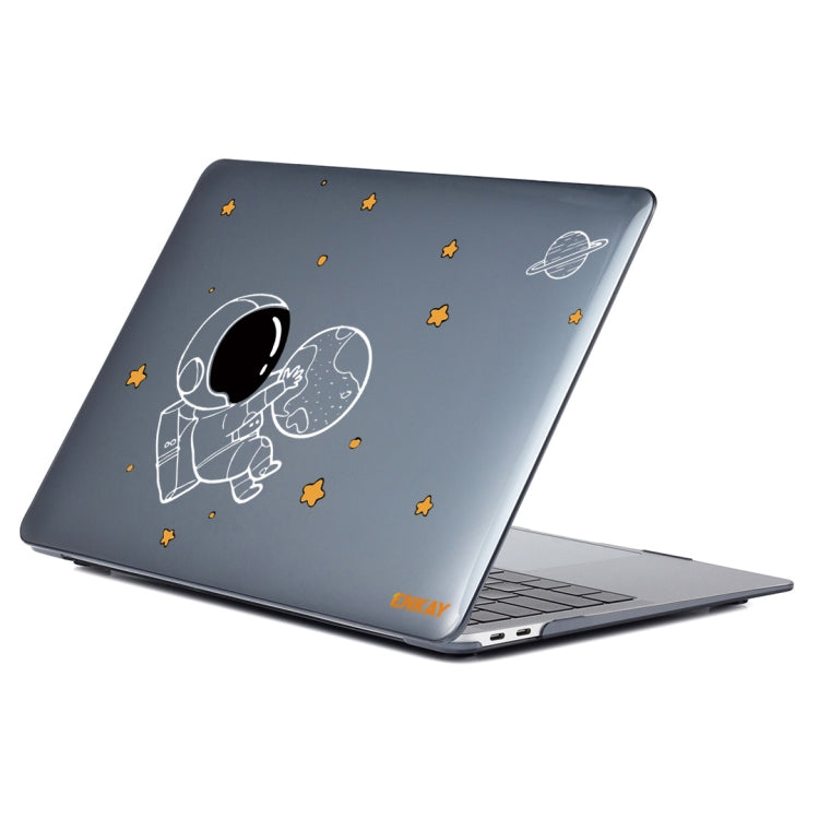 For MacBook Air 13.3 inch A1932 2018 ENKAY Spaceman Pattern Laotop Protective Crystal Case(Spaceman No.5) - MacBook Air Cases by ENKAY | Online Shopping South Africa | PMC TechLife | Buy Now Pay Later Mobicred