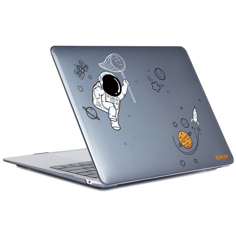 For MacBook Air 13.3 inch A2179 / A2337 ENKAY Spaceman Pattern Laotop Protective Crystal Case(Spaceman No.2) - MacBook Air Cases by ENKAY | Online Shopping South Africa | PMC TechLife | Buy Now Pay Later Mobicred