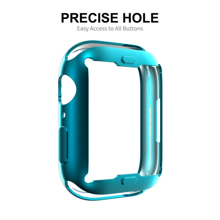 For Apple Watch Series 8 / 7 41mm ENKAY Hat-Prince Electroplated TPU Case(Silver) - Watch Cases by ENKAY | Online Shopping South Africa | PMC Jewellery | Buy Now Pay Later Mobicred