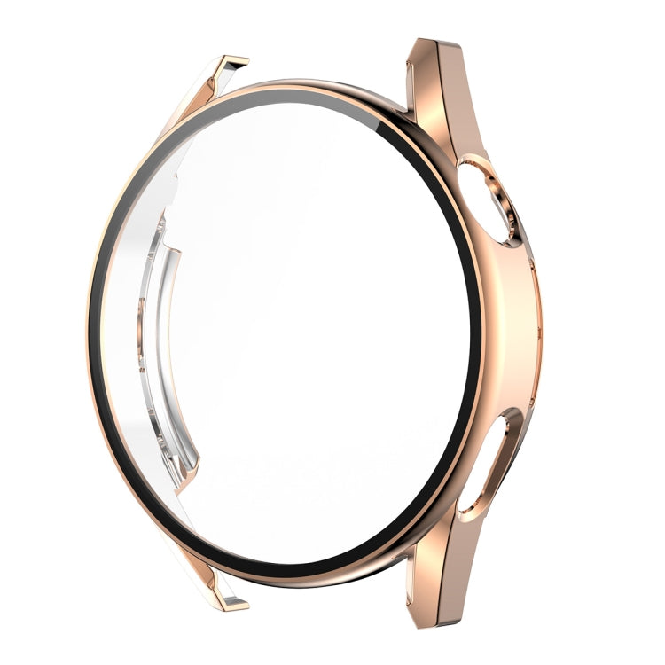 For Huawei Watch GT 3 42mm ENKAY PC Frame + Tempered Glass Protector Composite Case(Rose Gold) - Watch Cases by ENKAY | Online Shopping South Africa | PMC Jewellery | Buy Now Pay Later Mobicred