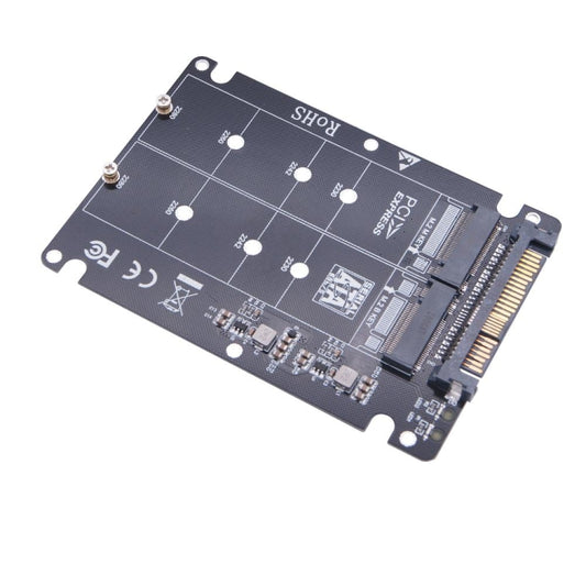 NGFF M.2 NVME to U.2 2 Ports Adapter Card Dual SSD to U.2 SFF-8639 Card Adapter - Add-on Cards by PMC Jewellery | Online Shopping South Africa | PMC Jewellery