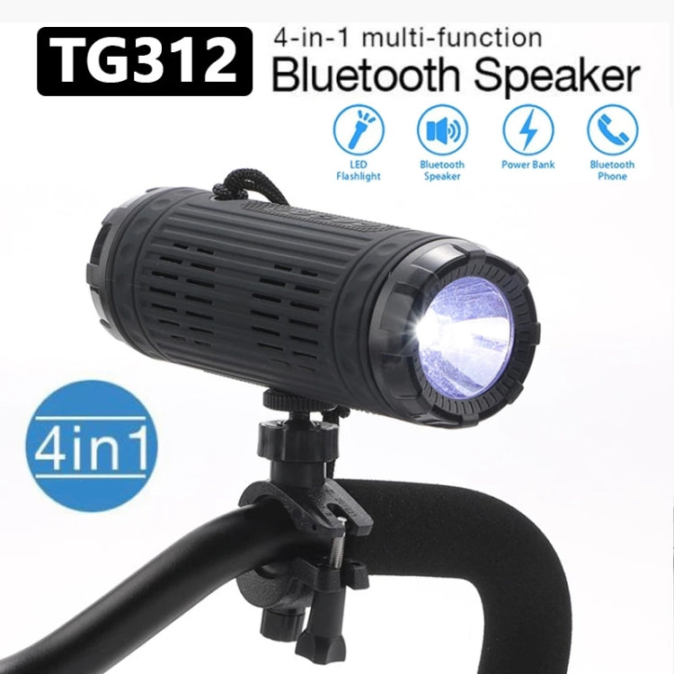 T&G TG312 LED Outdoor Portable Multifunctional Wireless Bluetooth Speaker(Red) - Waterproof Speaker by T&G | Online Shopping South Africa | PMC TechLife | Buy Now Pay Later Mobicred