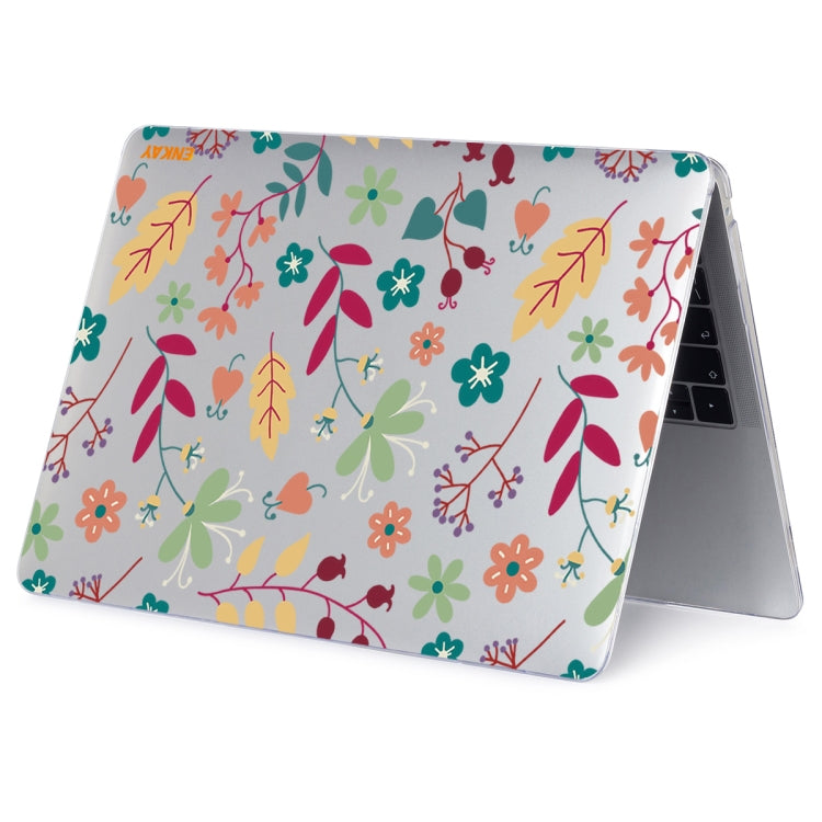 ENKAY Flower Series Pattern Laotop Protective Crystal Case for MacBook Pro 16 inch A2141(Spring) - free shipping - PMC TechLife - Order now!