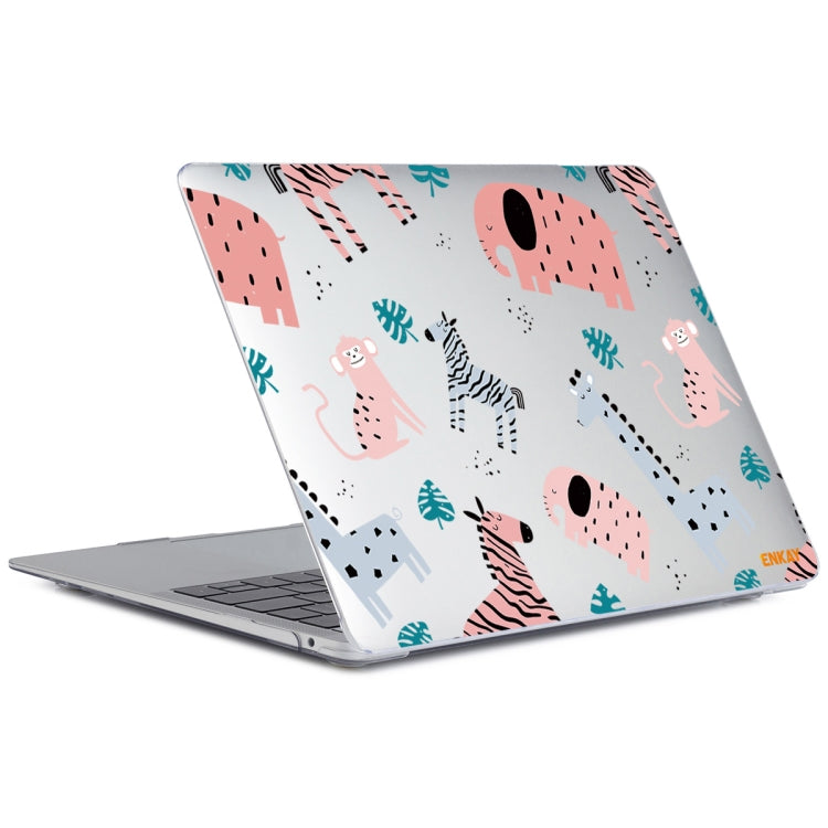 ENKAY Animal Series Pattern Laotop Protective Crystal Case For MacBook Pro 13.3 inch A1706 / A1708 / A1989 / A2159(Animals No.2) - MacBook Pro Cases by ENKAY | Online Shopping South Africa | PMC Jewellery