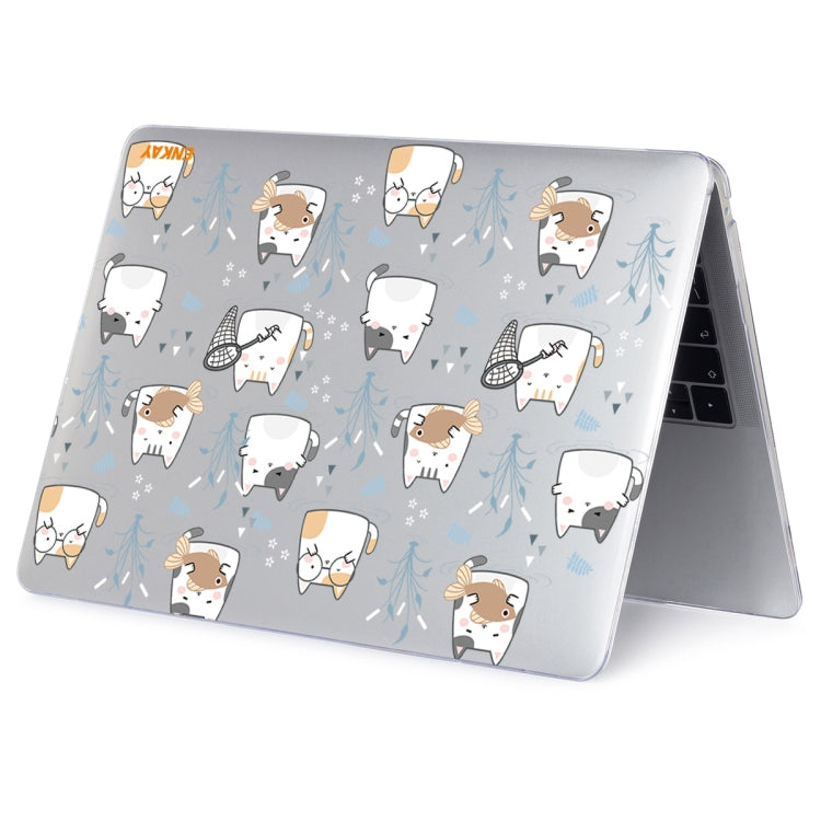 ENKAY Animal Series Pattern Laotop Protective Crystal Case For MacBook Pro 13.3 inch A2251 / A2289 / A2338 2020(Cute Cat) - MacBook Pro Cases by ENKAY | Online Shopping South Africa | PMC Jewellery