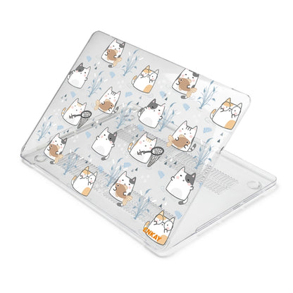 ENKAY Animal Series Pattern Laotop Protective Crystal Case For MacBook Pro 13.3 inch A2251 / A2289 / A2338 2020(Cute Cat) - MacBook Pro Cases by ENKAY | Online Shopping South Africa | PMC Jewellery