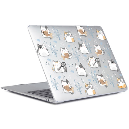 ENKAY Animal Series Pattern Laotop Protective Crystal Case For MacBook Pro 15.4 inch A1707 / A1990(Cute Cat) - MacBook Pro Cases by ENKAY | Online Shopping South Africa | PMC Jewellery