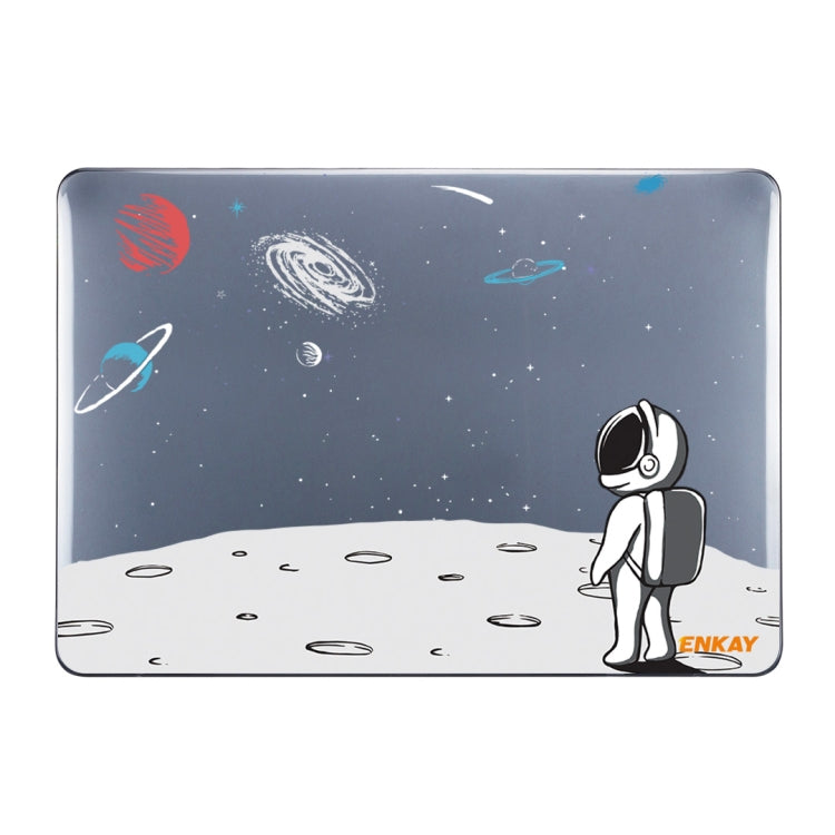 For MacBook Air 13.3 inch A1932 / A2179 / A2337 ENKAY Star Series Pattern Laotop Protective Crystal Case(Backpack Astronaut) - MacBook Air Cases by ENKAY | Online Shopping South Africa | PMC TechLife | Buy Now Pay Later Mobicred