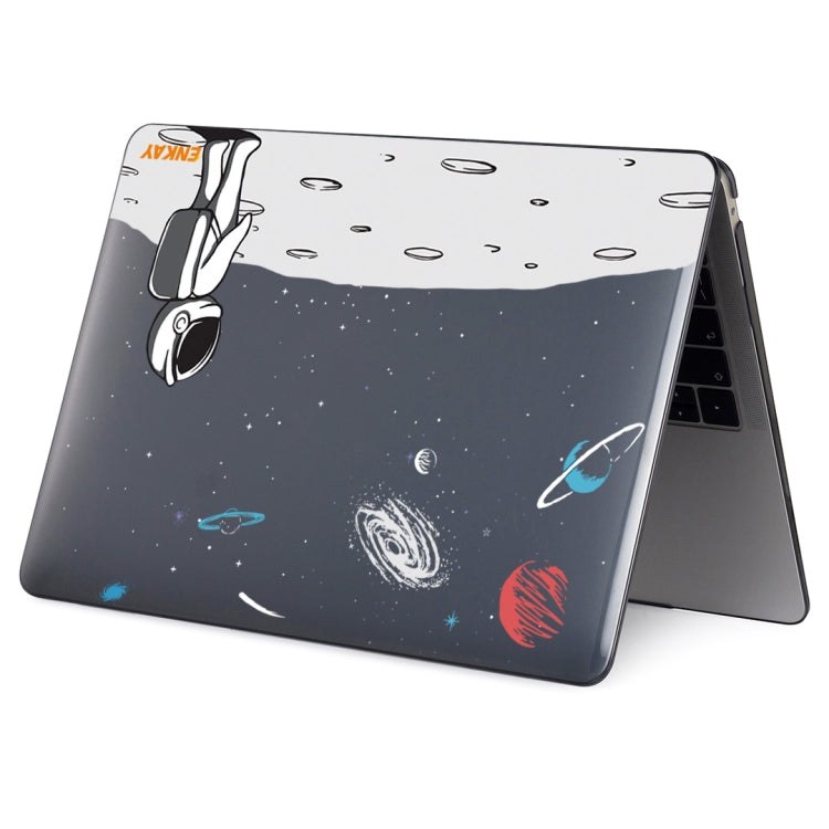 For MacBook Air 13.3 inch A1932 / A2179 / A2337 ENKAY Star Series Pattern Laotop Protective Crystal Case(Backpack Astronaut) - MacBook Air Cases by ENKAY | Online Shopping South Africa | PMC TechLife | Buy Now Pay Later Mobicred