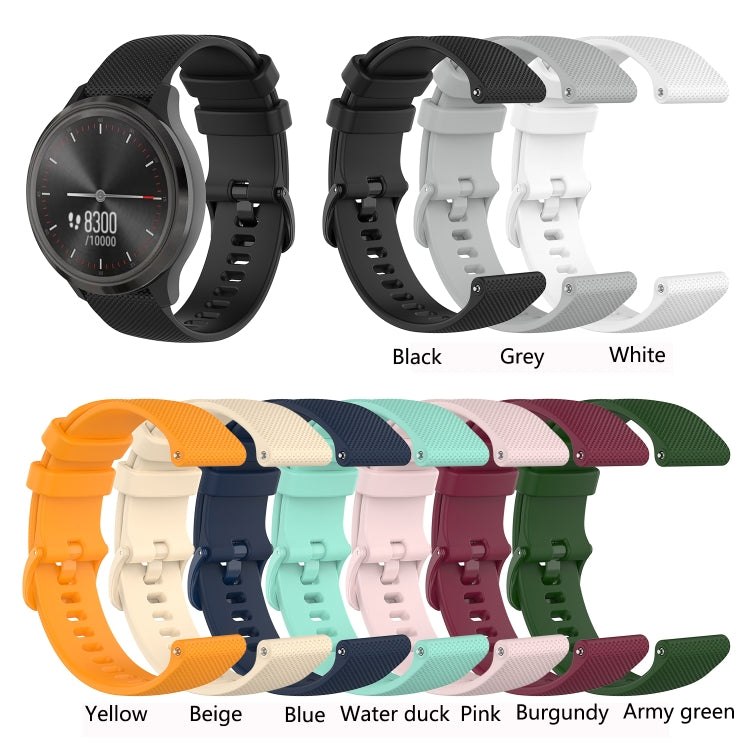 For Xiaomi Watch Color 2 22mm Checkered Silicone Watch Band(Black) - Watch Bands by PMC TechLife | Online Shopping South Africa | PMC TechLife | Buy Now Pay Later Mobicred