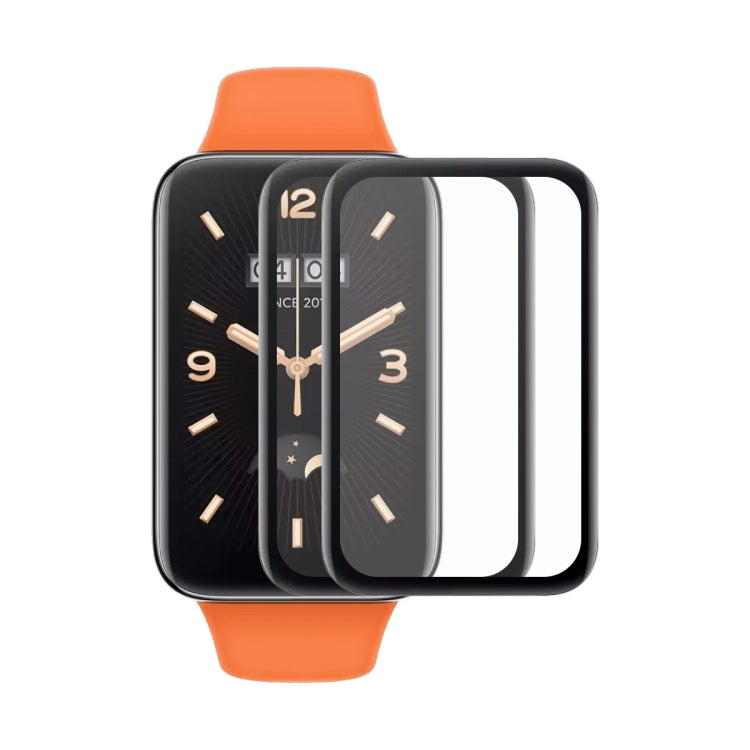 2 PCS For Xiaomi Band 7 Pro ENKAY 3D Full Coverage Soft PC Edge + PMMA HD Screen Protector Film - Screen Protector by ENKAY | Online Shopping South Africa | PMC TechLife | Buy Now Pay Later Mobicred