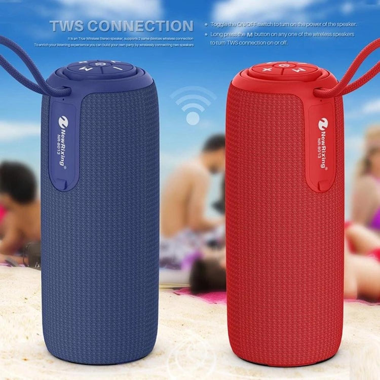 NewRixing NR8013 10W TWS Portable Wireless Stereo Speaker Support TF Card / FM(Blue) - Desktop Speaker by NewRixing | Online Shopping South Africa | PMC Jewellery | Buy Now Pay Later Mobicred