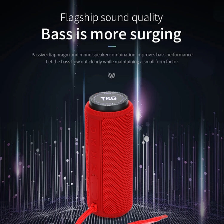 T&G TG332 10W HIFI Stereo Waterproof Portable Bluetooth Speaker(Green) - Desktop Speaker by T&G | Online Shopping South Africa | PMC Jewellery