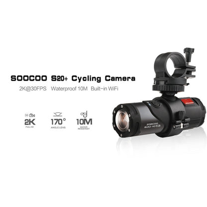 SOOCOO S20+ 2K HD WiFi Waterproof Anti-shake Sports Camera - Other Camera by SOOCOO | Online Shopping South Africa | PMC Jewellery | Buy Now Pay Later Mobicred