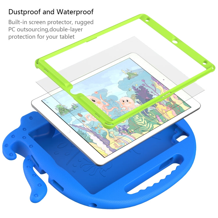 For iPad Air 3 10.5 2019 / Pro 10.5 Octopus Style EVA + PC Tablet Case with Strap(Blue) - free shipping - PMC TechLife - Order now!
