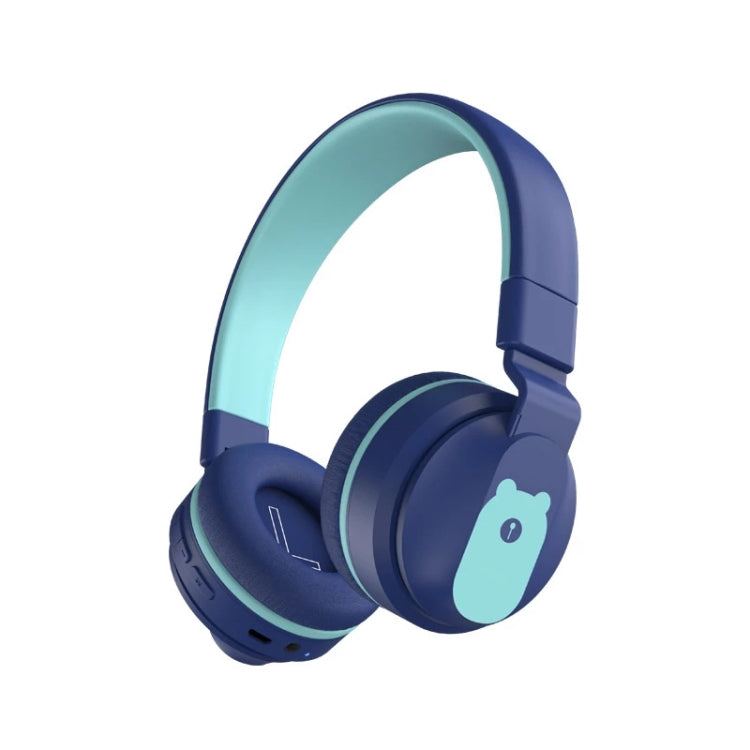 BOBo+ Adults & Kids Cute Bluetooth 5.0 Bass Noise Cancelling Headset with Mic(Blue) - Headset & Headphone by PMC Jewellery | Online Shopping South Africa | PMC Jewellery