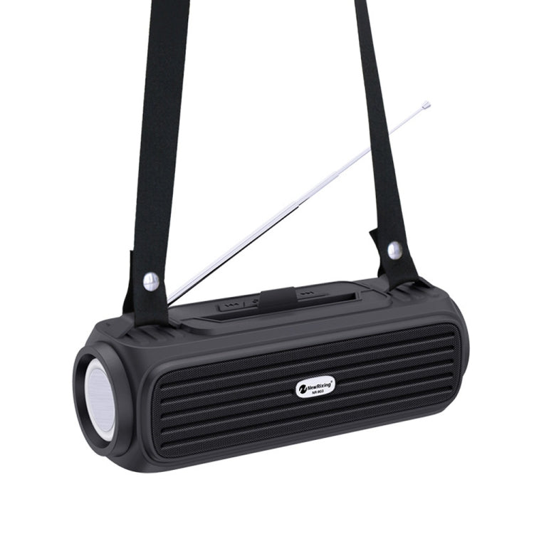 NewRixing NR903F TWS Portable Outdoor Bluetooth Speaker Support TF Card / FM(Black) - Desktop Speaker by NewRixing | Online Shopping South Africa | PMC TechLife | Buy Now Pay Later Mobicred