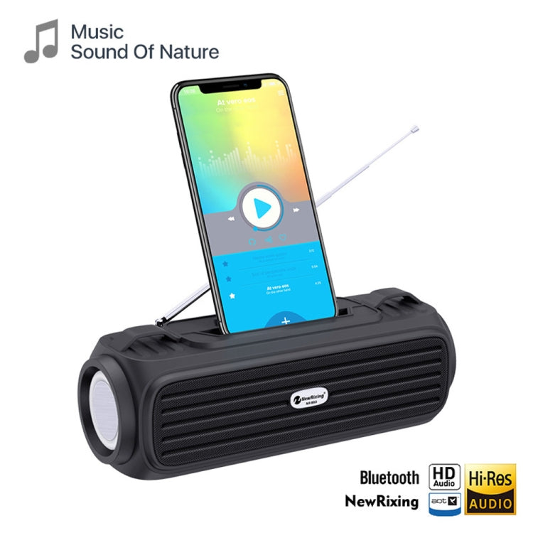 NewRixing NR903F TWS Portable Outdoor Bluetooth Speaker Support TF Card / FM(Blue) - free shipping - PMC TechLife - Order now!