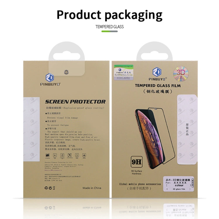 For Google Pixel 7 PINWUYO 9H 3D Explosion-proof Tempered Glass Full Film(Black) - free shipping - PMC TechLife - Order now!