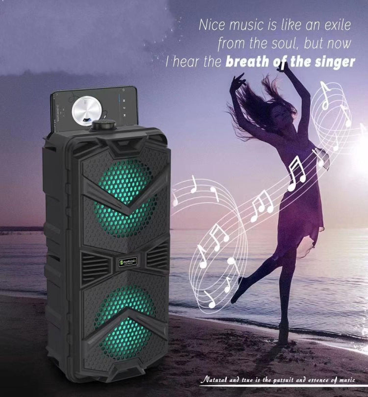 NewRixing NRG5501B Outdoor Portable Karaoke Wireless Speaker 16W Audio Amplifier No Mic - Desktop Speaker by NewRixing | Online Shopping South Africa | PMC Jewellery | Buy Now Pay Later Mobicred