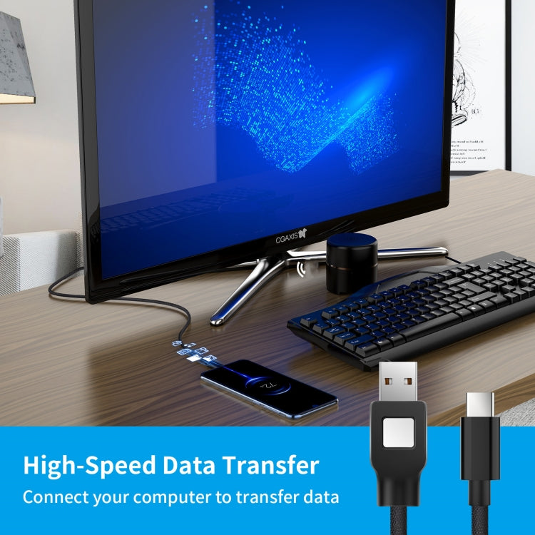ZF170 1.2m USB to Type-C Charging Data Cable with Bluetooth Transmitter Function - Multifunctional Cable by PMC TechLife | Online Shopping South Africa | PMC TechLife | Buy Now Pay Later Mobicred