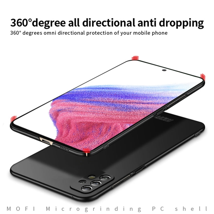 For Samsung Galaxy A53 5G MOFI Frosted PC Ultra-thin Hard Phone Case(Gold) - free shipping - PMC TechLife - Order now!